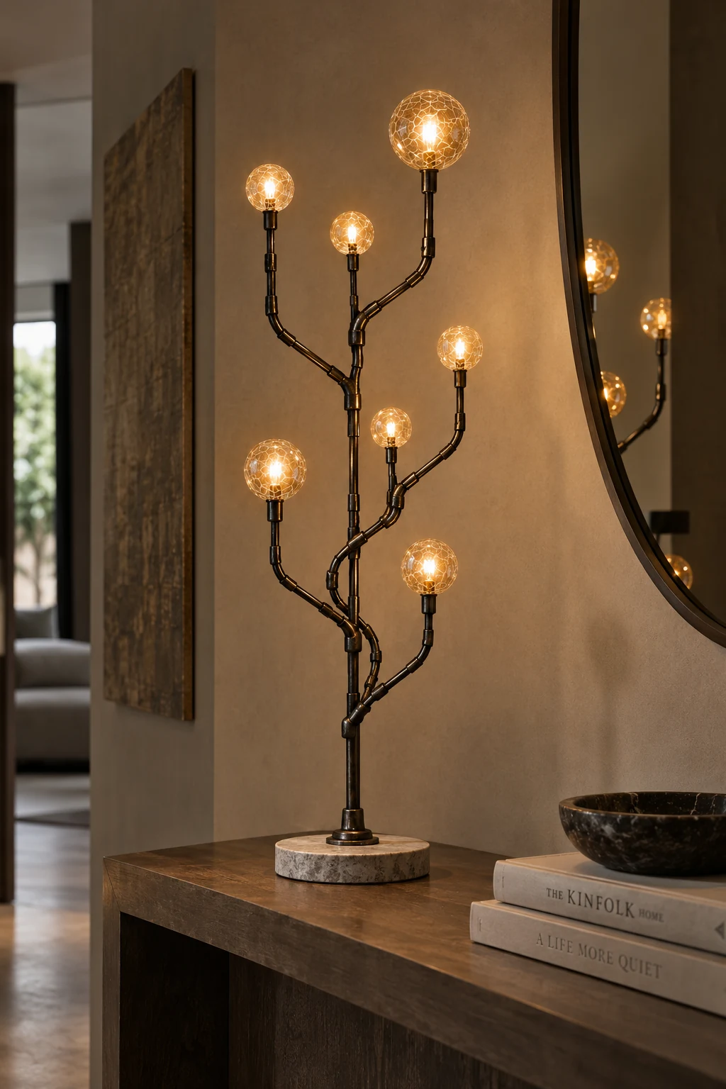 GRAVITA Circulation table lamp in daylight